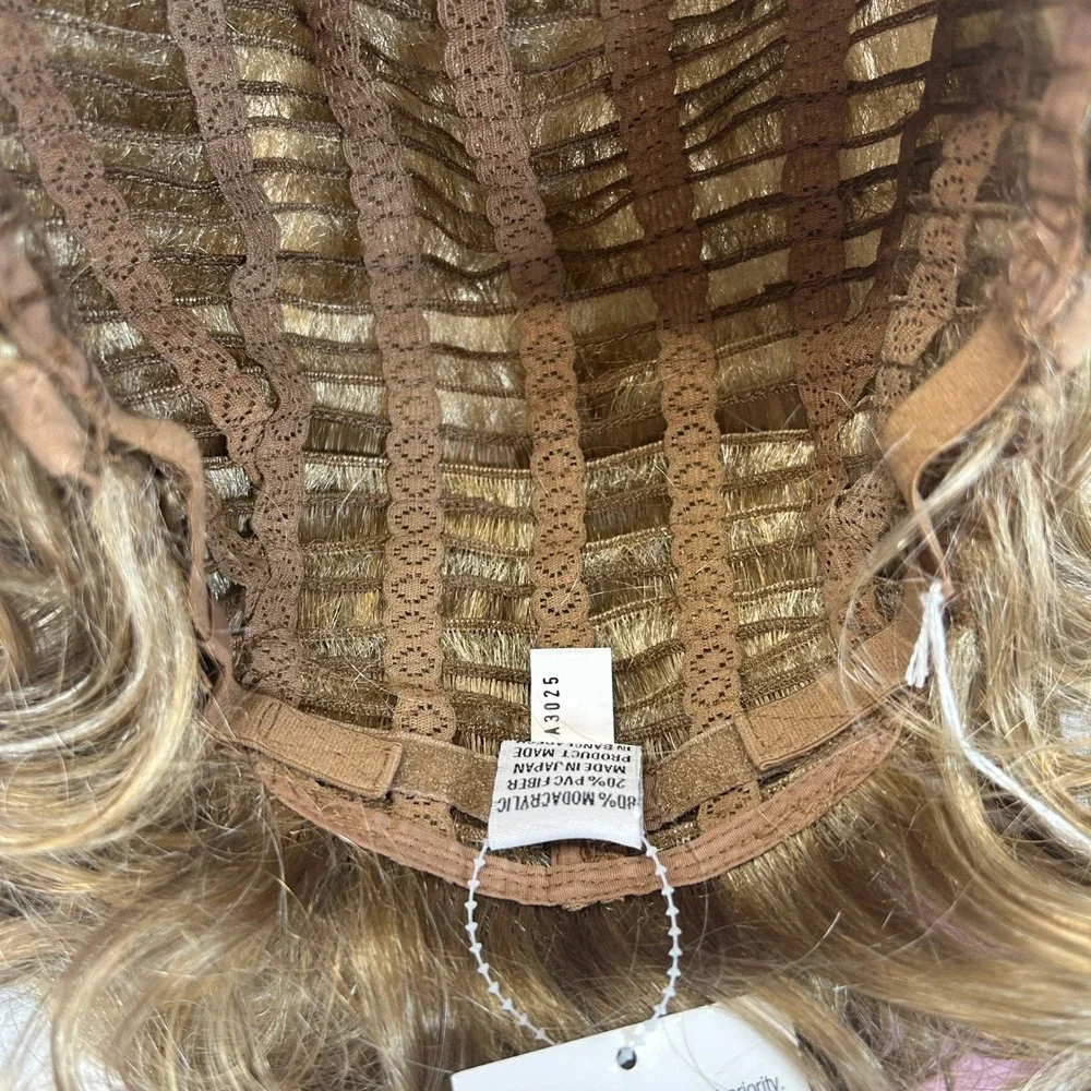 Paula Young Braided Headband With Hair A3025 Color 14/26A Golden Ash Blonde NWT
